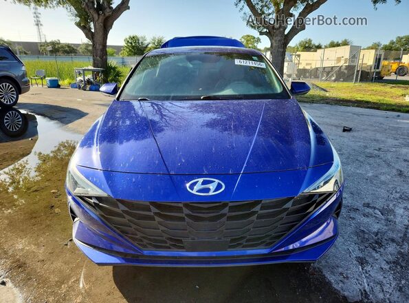 5NPLS4AG4PH088302 2023 HYUNDAI ELANTRA Синий Вид спереди