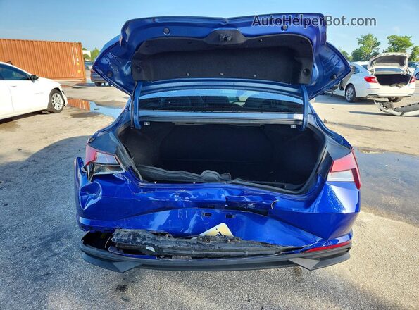 5NPLS4AG4PH088302 2023 HYUNDAI ELANTRA Синий Вид сзади