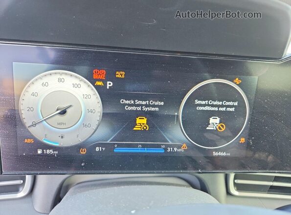 5NPLS4AG4PH088302 2023 HYUNDAI ELANTRA Синий Вид щитка приборов