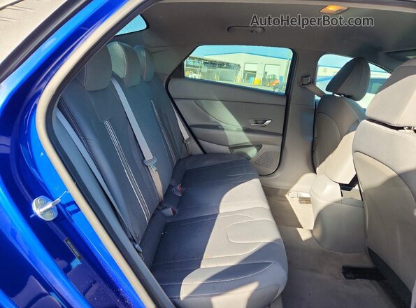 5NPLS4AG4PH088302 2023 HYUNDAI ELANTRA Синий Вид задних сидений