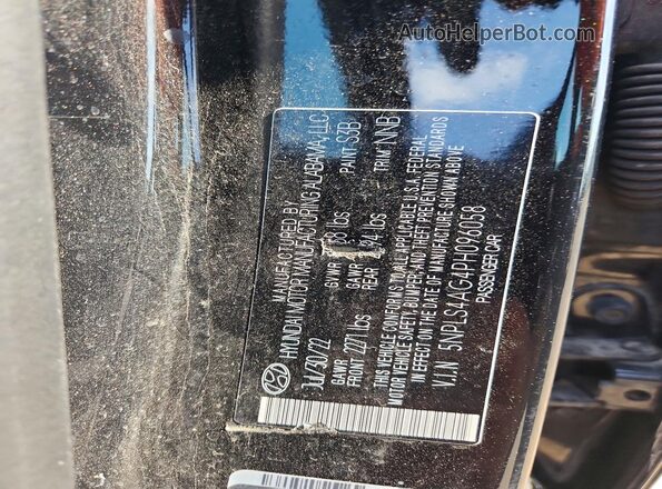 5NPLS4AG4PH096058 2023 HYUNDAI ELANTRA Black Widok komory silnika