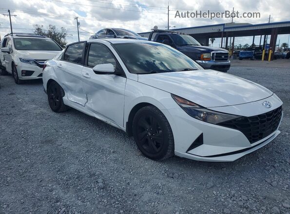 5NPLS4AG5MH039086 2021 HYUNDAI ELANTRA Белый Передняя правая четверть