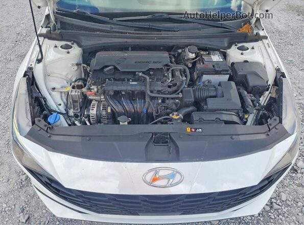 5NPLS4AG5MH039086 2021 HYUNDAI ELANTRA Белый Вид задней части салона
