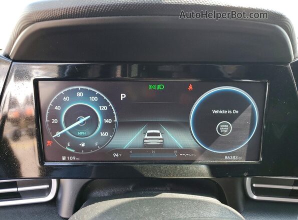 5NPLS4AG6MH002466 2021 HYUNDAI ELANTRA Gray Vista del cuadro de instrumentos