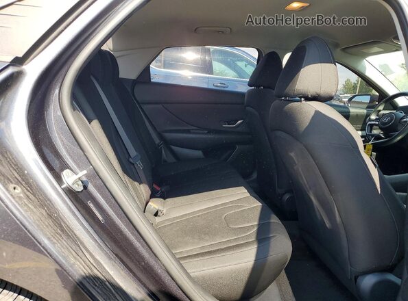 5NPLS4AG6MH002466 2021 HYUNDAI ELANTRA Gray Vista de los asientos traseros