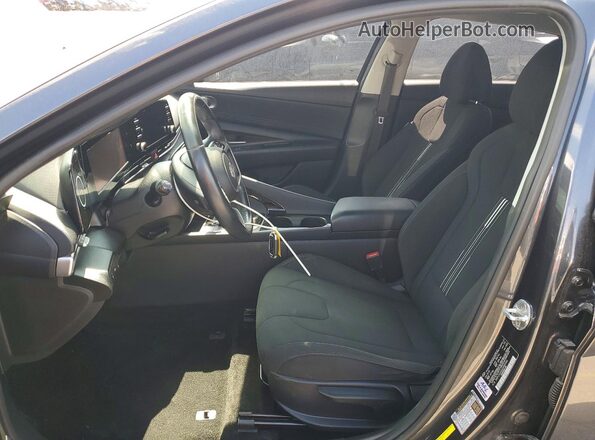 5NPLS4AG6MH002466 2021 HYUNDAI ELANTRA Gray Vista interior delantera