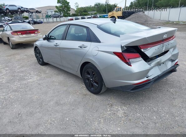 5NPLS4AG6MH024743 2021 HYUNDAI ELANTRA Серебряный Задняя левая четверть