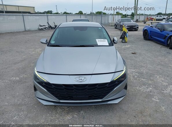 5NPLS4AG6MH024743 2021 HYUNDAI ELANTRA Серебряный Вид щитка приборов