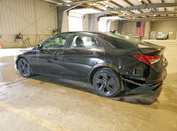 5NPLS4AG6NH053824 2022 HYUNDAI ELANTRA Черный Задняя левая четверть