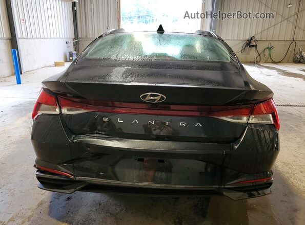 5NPLS4AG6NH053824 2022 HYUNDAI ELANTRA Черный Вид сзади