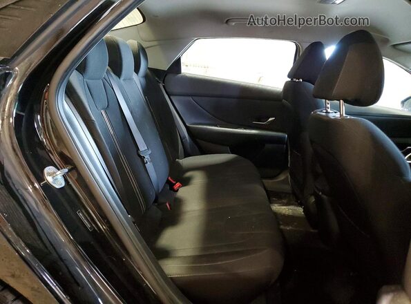 5NPLS4AG6NH053824 2022 HYUNDAI ELANTRA Черный Вид задних сидений