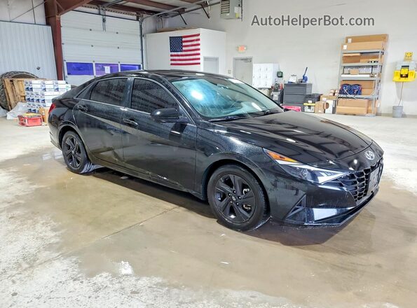 5NPLS4AG6NH059106 2022 HYUNDAI ELANTRA Черный Передняя правая четверть