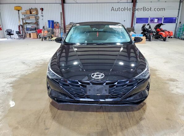 5NPLS4AG6NH059106 2022 HYUNDAI ELANTRA Черный Вид спереди