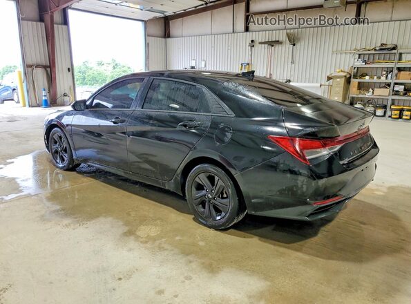 5NPLS4AG6NH059106 2022 HYUNDAI ELANTRA Черный Задняя левая четверть