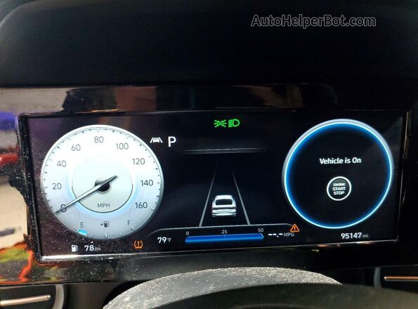5NPLS4AG6NH059106 2022 HYUNDAI ELANTRA Черный Вид щитка приборов