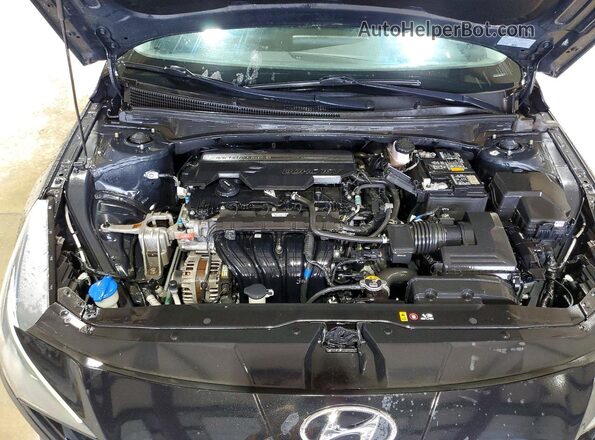 5NPLS4AG6NH059106 2022 HYUNDAI ELANTRA Черный Вид задней части салона