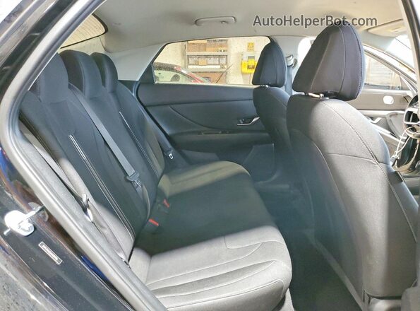 5NPLS4AG6NH059106 2022 HYUNDAI ELANTRA Черный Вид задних сидений