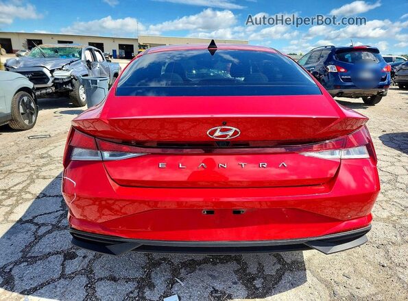 5NPLS4AG6PH108291 2023 HYUNDAI ELANTRA Red Rear view