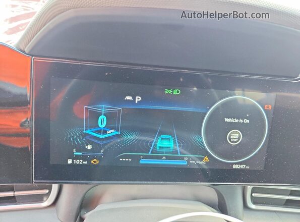 5NPLS4AG6PH108291 2023 HYUNDAI ELANTRA Red Instrument cluster view