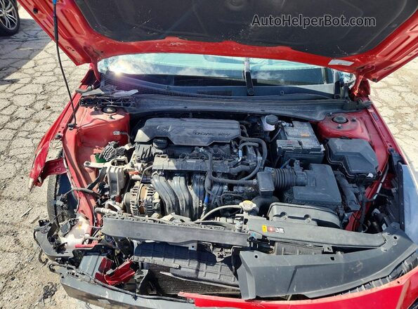 5NPLS4AG6PH108291 2023 HYUNDAI ELANTRA Red Rear interior view
