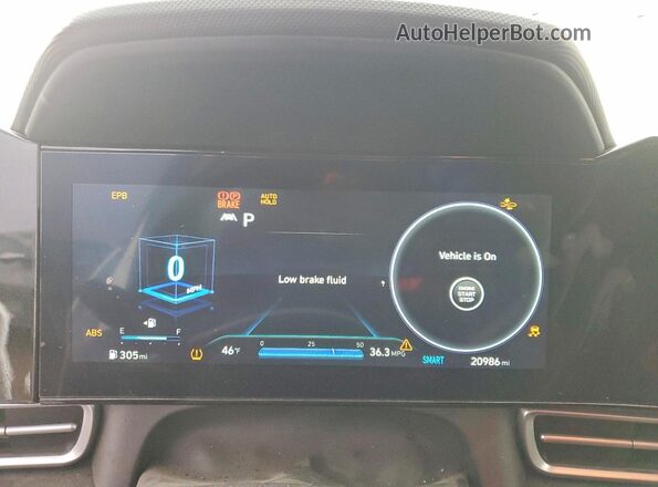 5NPLS4AG6PH111904 2023 HYUNDAI ELANTRA White Instrument cluster view