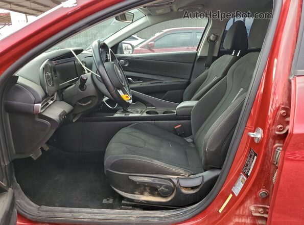 5NPLS4AG7MH035590 2021 HYUNDAI ELANTRA Red Սալոնի դիմացի տեսք