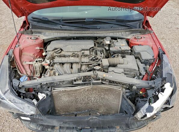 5NPLS4AG7MH035590 2021 HYUNDAI ELANTRA Red Սալոնի հետևի տեսք