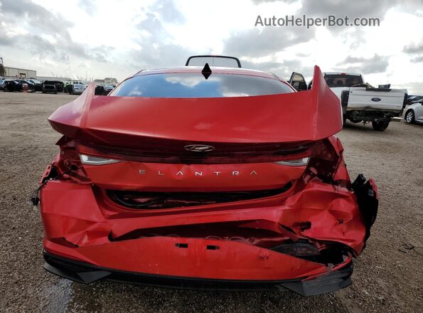5NPLS4AG7MH035590 2021 HYUNDAI ELANTRA Red 