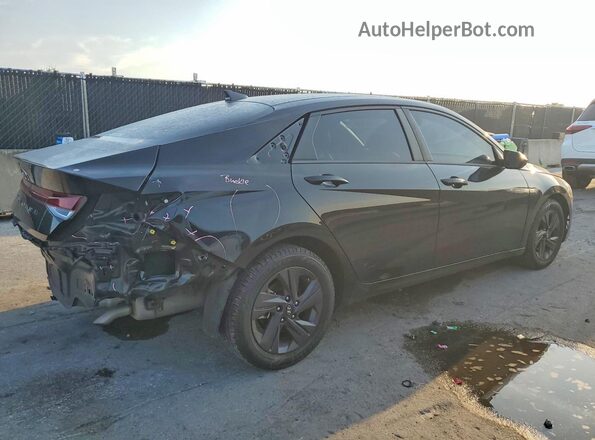 5NPLS4AG7NH067490 2022 HYUNDAI ELANTRA Black Tył prawy