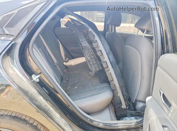 5NPLS4AG7NH068171 2022 HYUNDAI ELANTRA Black უკანა სავარძლების ხედი