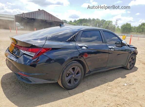 5NPLS4AG7NH068171 2022 HYUNDAI ELANTRA Black უკანა მარჯვენა
