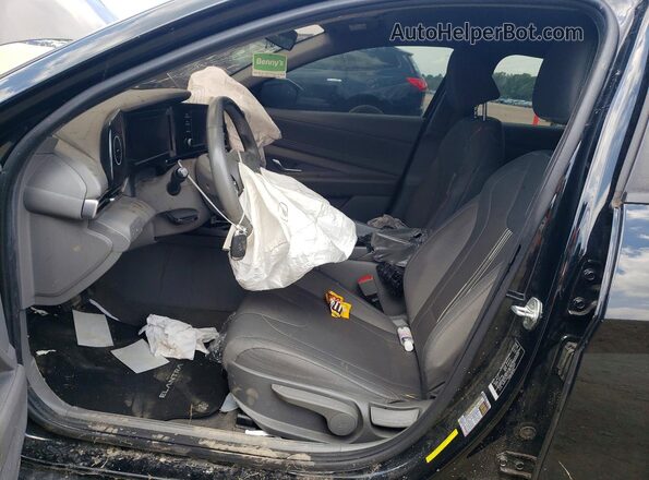 5NPLS4AG7NH068171 2022 HYUNDAI ELANTRA Black წინა სალონის ხედი