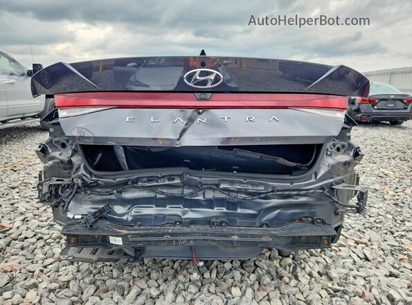 5NPLS4AG8NH062461 2022 HYUNDAI ELANTRA Charcoal Вид ззаду