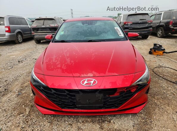5NPLS4AG8PH087668 2023 HYUNDAI ELANTRA Red წინა ხედი