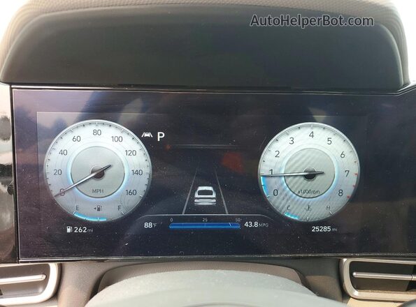5NPLS4AG8PH109202 2023 HYUNDAI ELANTRA White Widok zestawu wskaźników