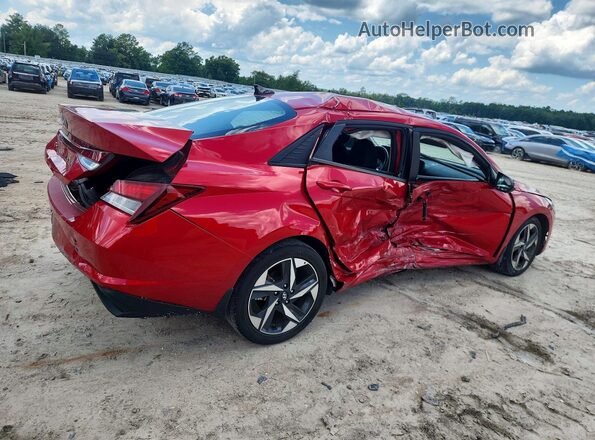 5NPLS4AG8PH117171 2023 HYUNDAI ELANTRA Red Հետևի աջ