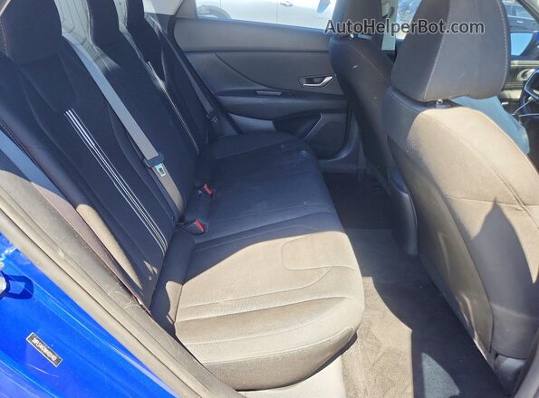 5NPLS4AG9MH021402 2021 HYUNDAI ELANTRA Blue უკანა სავარძლების ხედი