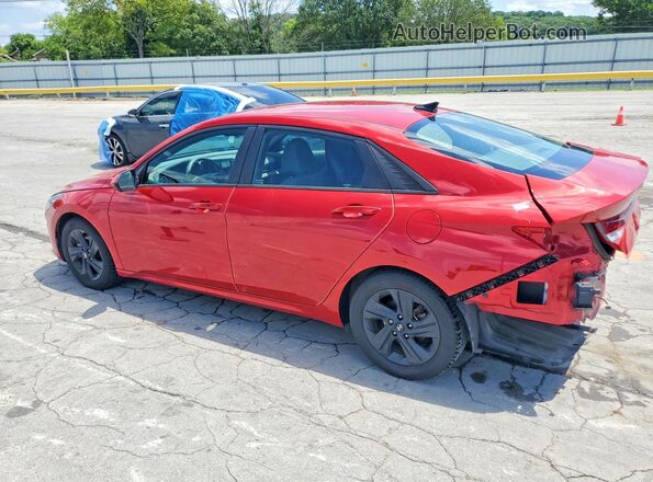 5NPLS4AG9NH053672 2022 HYUNDAI ELANTRA Red Tył lewy