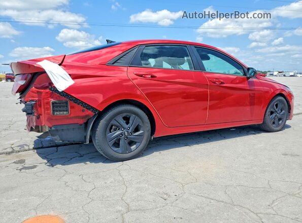 5NPLS4AG9NH053672 2022 HYUNDAI ELANTRA Red Tył prawy