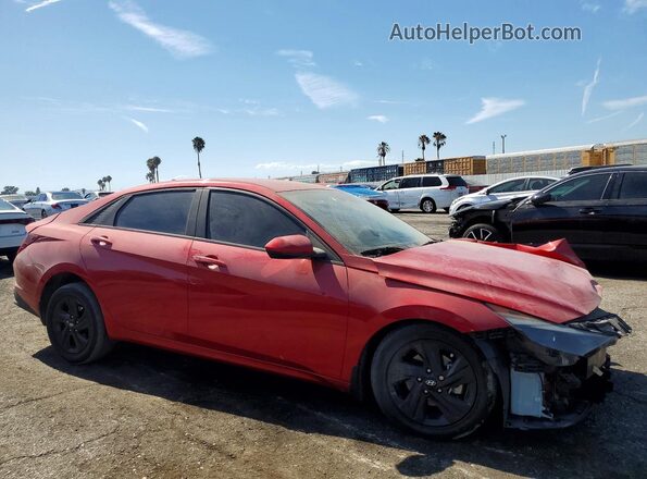 5NPLS4AG9NH082136 2022 HYUNDAI ELANTRA Red Przód prawy