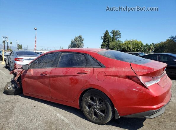 5NPLS4AG9NH082136 2022 HYUNDAI ELANTRA Red Tył lewy