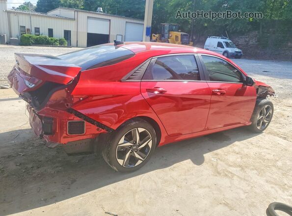 5NPLS4AG9PH096427 2023 HYUNDAI ELANTRA Red Trasero derecho