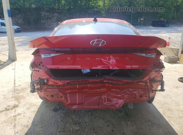 5NPLS4AG9PH096427 2023 HYUNDAI ELANTRA Red Vista trasera