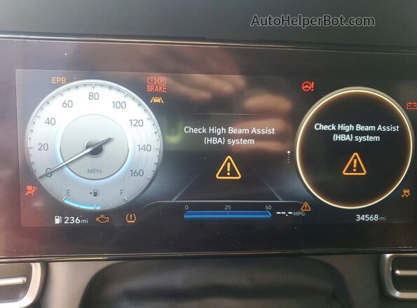 5NPLS4AG9PH096427 2023 HYUNDAI ELANTRA Red Vista del cuadro de instrumentos