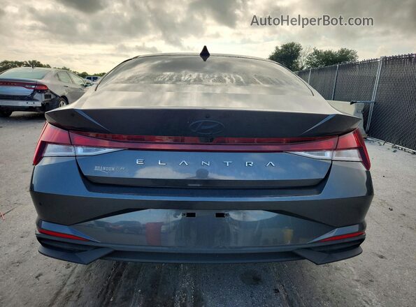 5NPLS4AGXMH036930 2021 HYUNDAI ELANTRA Charcoal Հետևի տեսք
