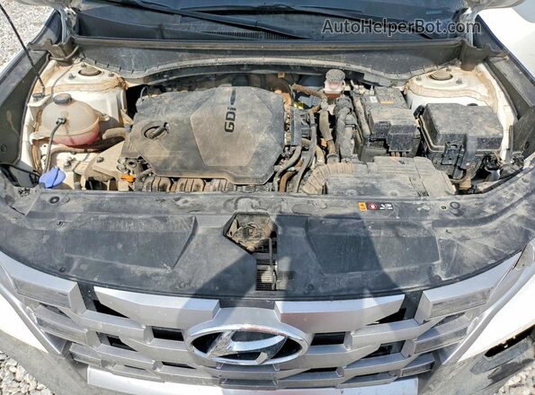 5NTJADAEXNH023980 2022 HYUNDAI SANTA Белый Вид задней части салона