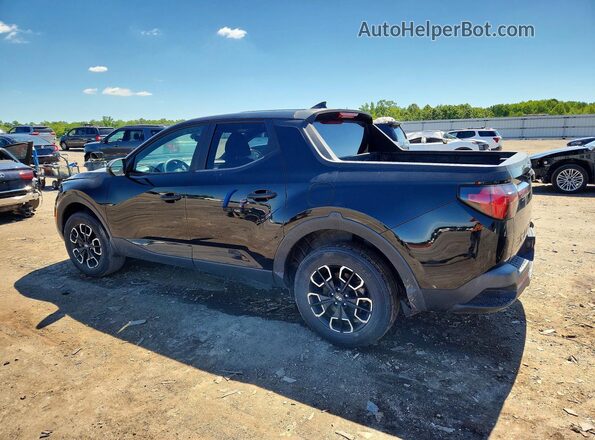 5NTJB4AE2NH025526 2022 HYUNDAI SANTA Black Trasero izquierdo
