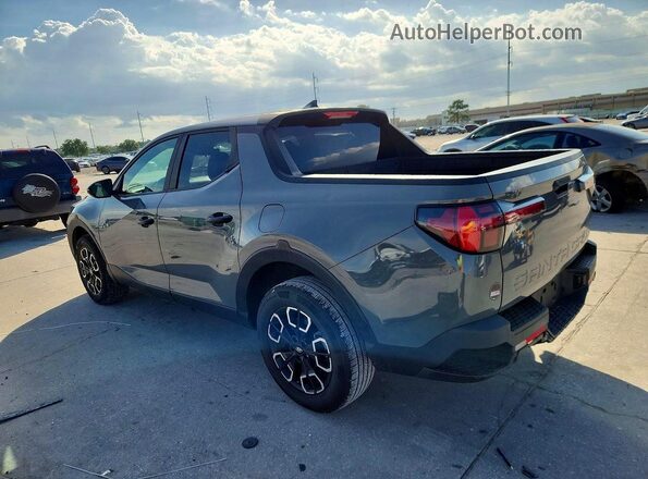 5NTJB4AE5NH014178 2022 HYUNDAI SANTA Gray Trasero izquierdo