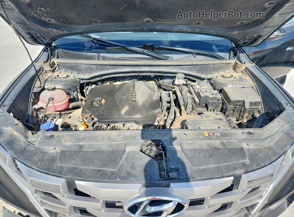 5NTJB4AE7NH033444 2022 HYUNDAI SANTA Black უკანა სალონის ხედი