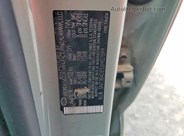 5NTJB4DE5SH127099 2025 HYUNDAI SANTA Green Engine compartment view